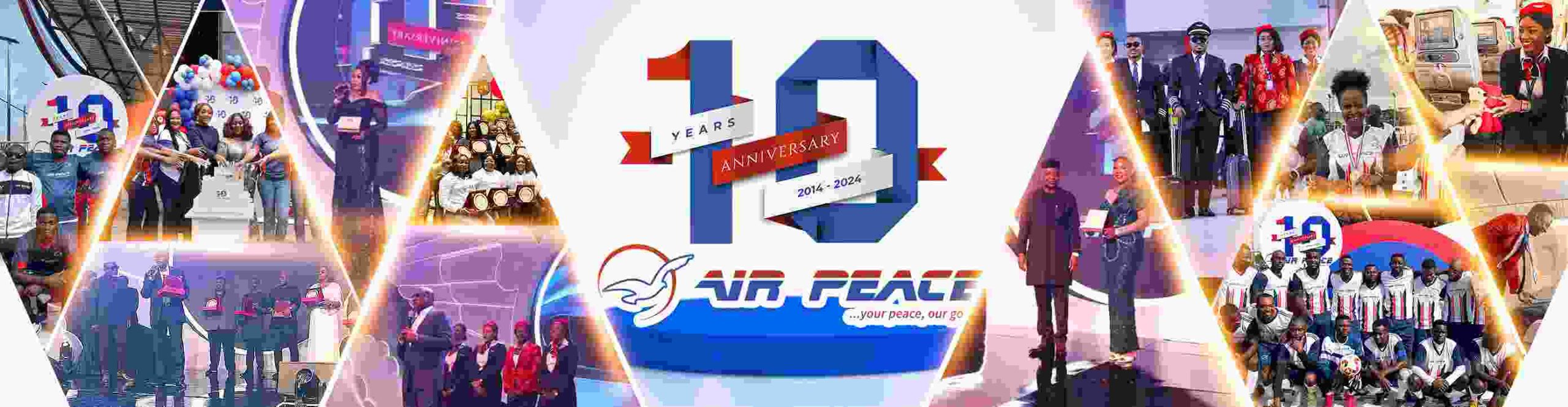 Air peace 10th anniversary
