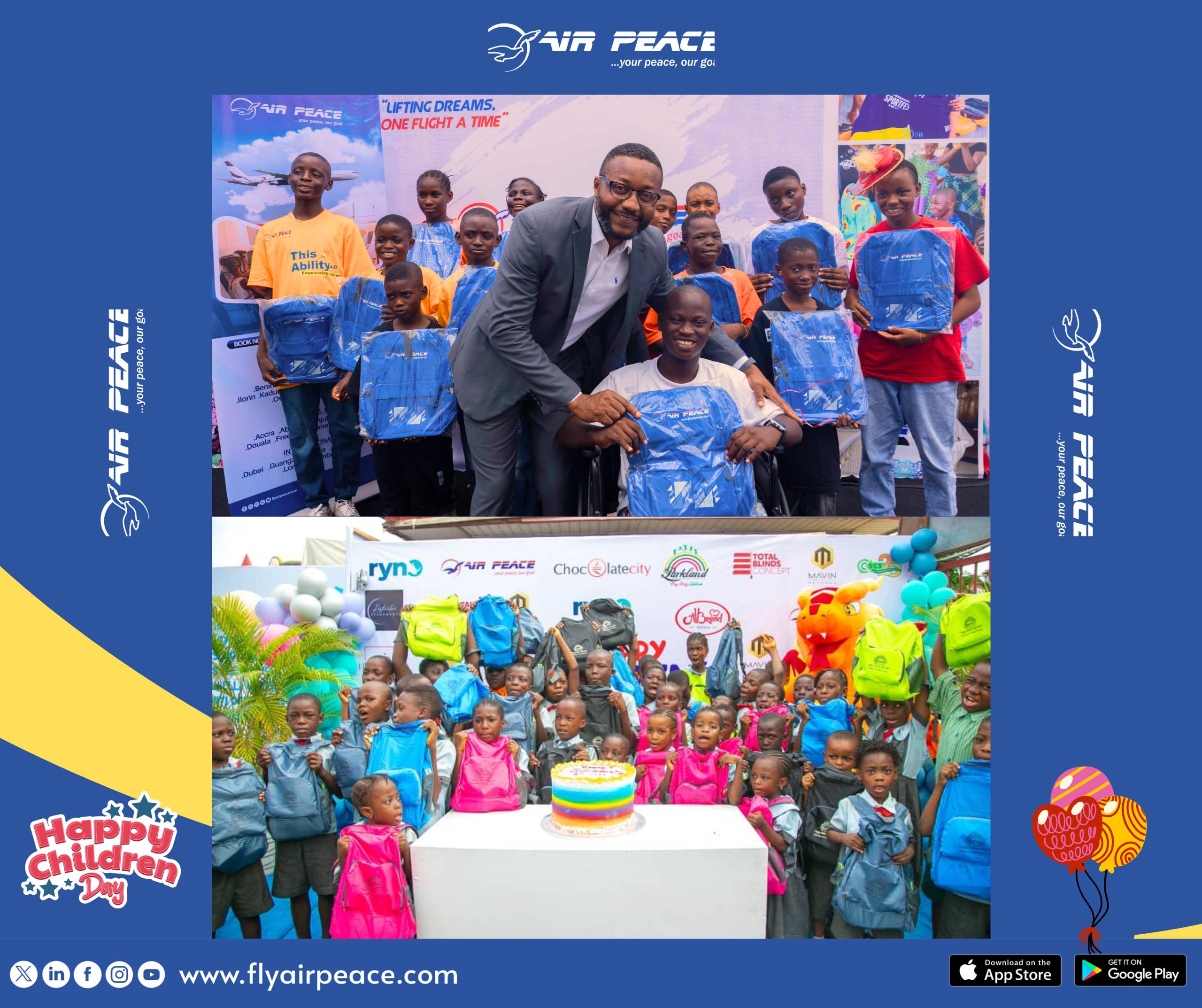Air Peace Champions Inclusivity and Joy at Dual Children’s Day Celebrations